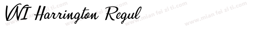 VNI-Harrington Regul字体转换